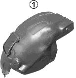 VAN WEZEL 3792433 -  Обшивка, колесная ниша